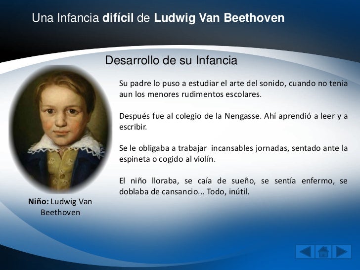 Presentacion beethoven infancia