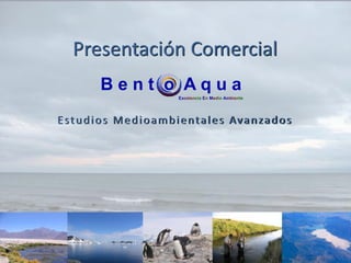 Presentación Comercial
      Bent o Aqua
Estudios Medioambientales Avanzados
 