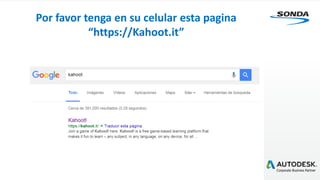 Por favor tenga en su celular esta pagina
“https://Kahoot.it”
 