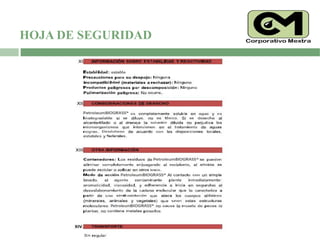 HOJA DE SEGURIDAD
 