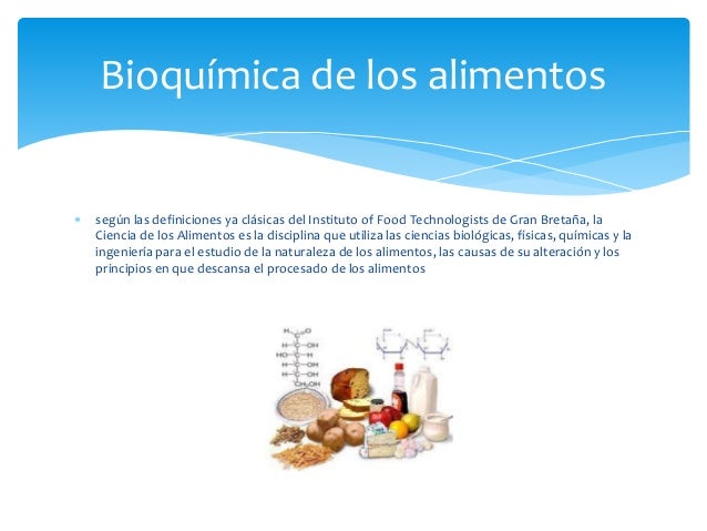 bioquimica de los alimentos