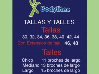 BODYLITEX SOPORTES REDUCTIVOS