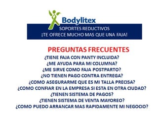 BODYLITEX SOPORTES REDUCTIVOS
