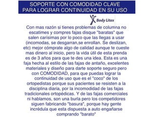 BODYLITEX SOPORTES REDUCTIVOS