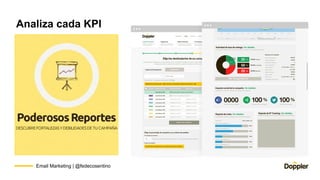 Email Marketing | @fedecosentino
Analiza cada KPI
 