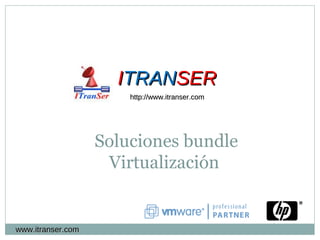 I TRAN SER http://www.itranser.com Soluciones bundle Virtualización  www.itranser.com 