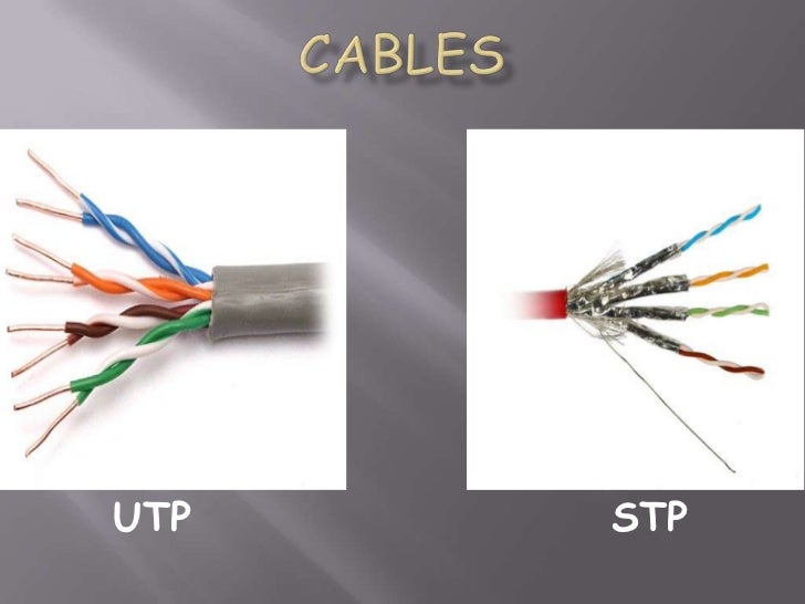 Presentacion cable utp o stp Presentacion cable utp o stp