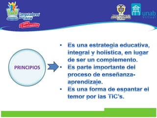 Es una estrategia educativa, integral y holística, en lugar de ser un complemento.
