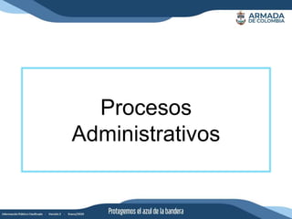 Procesos
Administrativos
 