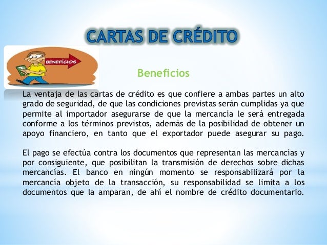 CARTAS DE CREDITO