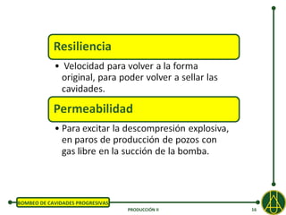 BOMBEO DE CAVIDADES PROGRESIVAS
                                  PRODUCCIÓN II   16
 