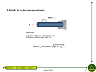 8. Cálculo de las tensiones combinadas




BOMBEO DE CAVIDADES PROGRESIVAS
                                   PRODUCCIÓN II   54
 