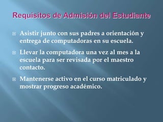 Préstamo de Laptops