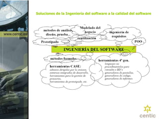 Soluciones de la Ingeniería del software a la calidad del software   