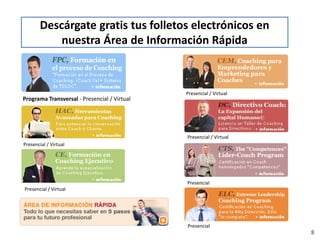 Descárgate gratis tus folletos electrónicos en
            nuestra Área de Información Rápida



                                              Presencial / Virtual
Programa Transversal - Presencial / Virtual




                                              Presencial / Virtual
Presencial / Virtual




                                              Presencial
Presencial / Virtual




                                              Presencial
                                                                     8
 