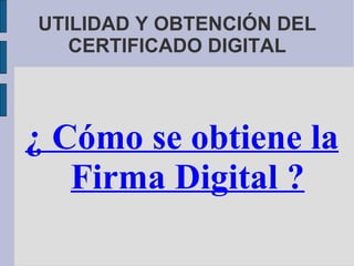 Certificado Digital