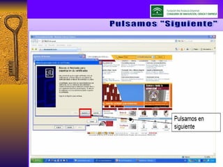Pulsamos "Siguiente" 