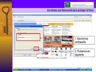 Escribimos una Contraseña para proteger la Clave 
