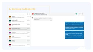 1. Consola multiagente
 