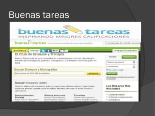 Buenas tareas
 