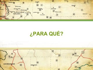 ¿PARA QUÉ?

 