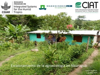 1
Escalonamiento de la agroecología en Nicaragua
Katharina Schiller
23 Mayo 2016
 