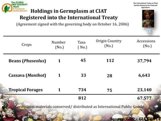 Global germplasm collections: sure benefits without seedborne diseases