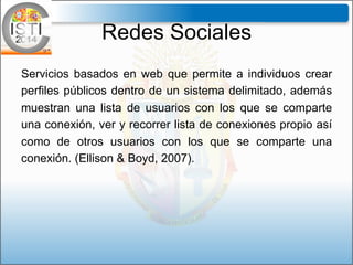 Tecnologías sociales para OCW Slide 6