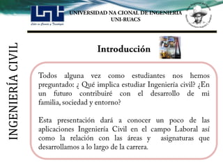 INGENIERÍA CIVIL
 