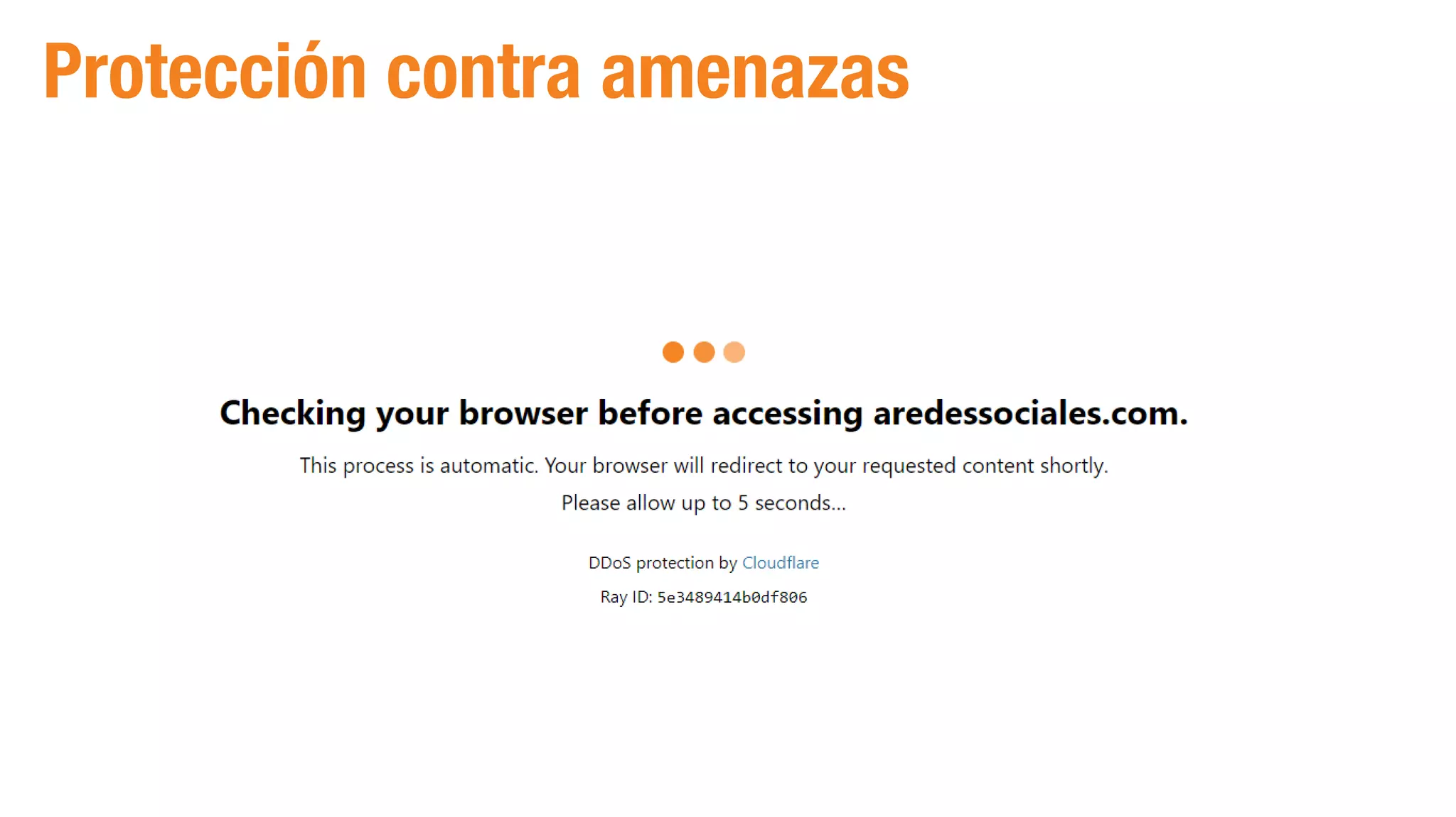 Protección contra amenazas
 