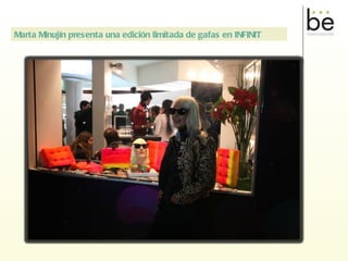 Marta Minujín presenta una edición limitada de gafas en INFINIT 