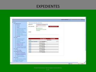 EXPEDIENTESKrytal Soluciones Tecnologías Corporativas, S. A.