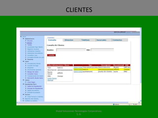 CLIENTESKrytal Soluciones Tecnologías Corporativas, S. A.