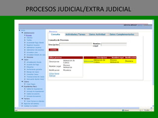 PROCESOS JUDICIAL/EXTRA JUDICIAL