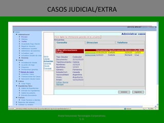 CASOS JUDICIAL/EXTRAKrytal Soluciones Tecnologías Corporativas, S. A.