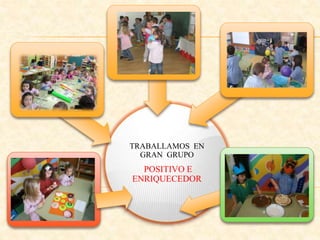 TRABALLAMOS EN
GRAN GRUPO
POSITIVO E
ENRIQUECEDOR
 