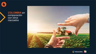 COLOMBIA en
comparación
con otros
mercados
 