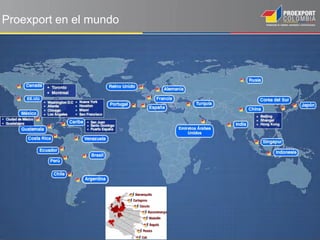 Aspectos generales
segundo país con mayor
biodiversidad del mundo.
es considerado uno de los 12 países
megadiversos del planeta.

55%
de la población está por debajo de los
30 años y posee 7 áreas metropolitanas
con más de un millón de personas.
1,141,000 km2 de área
casi 3 veces el tamaño de California y 2
veces el tamaño de Texas.
Colombia es el único país
en Suramérica con
acceso privilegiado a
dos océanos, el Atlántico y
el Pacífico.
 