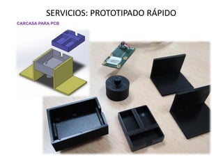 SERVICIOS: PROTOTIPADO RÁPIDO
CARCASA PARA PCB
 