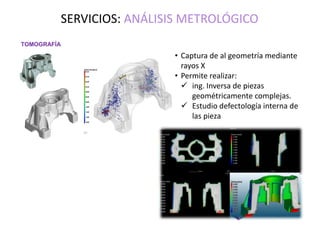EJEMPLO ÚTIL ANTIADHERENTE PROTECCIÓN ADHESIVO
PIEZA DE INYECCIÓN A FORRAR
SERVICIOS: DISEÑO Y FABRICACIÓN DE UTILLAJES
ÚTIL ANTIADHERENTE - PROTECCIÓN ADHESIVO
PIEZA CON APLICACIÓN
SELECTIVA DEL ADHESIVO
 