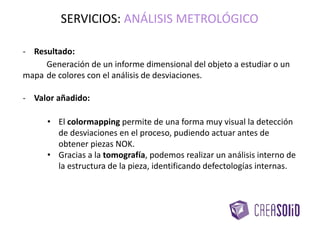 EJEMPLO ÚTIL CONTROL DE RECORTE PANEL PUERTA
PIEZA FORRADA
SERVICIOS: DISEÑO Y FABRICACIÓN DE UTILLAJES
ÚTIL CONTROL DE RECORTE DEL TEXTIL
PIEZA + ÚTIL
DISEÑO FINAL (sin
uniones roscadas)
 