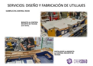 - Valor añadido:
• Muy útil para identificar disconformidades dentro del proceso de
calidad.
• El colormapping permite de una forma muy visual la detección de
desviaciones o tendencias en el proceso, pudiendo actuar antes de
obtener piezas NOK.
• Gracias a la tomografía, podemos realizar un análisis interno de la
estructura de la pieza, identificando defectologías internas.
SERVICIOS: ANÁLISIS METROLÓGICO
 