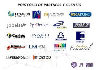 PORTFOLIO DE PARTNERS Y CLIENTES
 