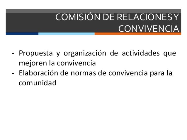 Presentación comisiones mixtas