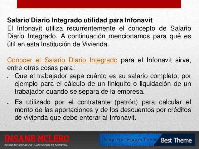 Presentacion como funciona el salario diario integrado