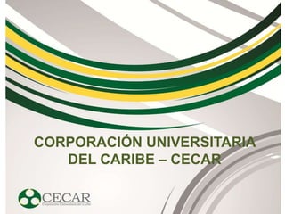 CORPORACIÓN UNIVERSITARIA
   DEL CARIBE – CECAR
 