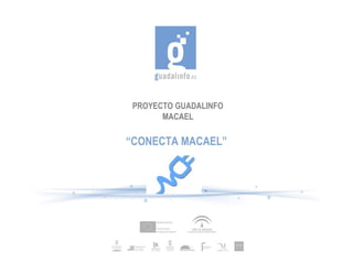 PROYECTO GUADALINFO
       MACAEL

“CONECTA MACAEL”
 