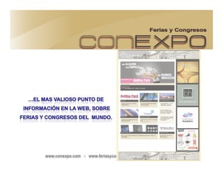 www.conexpo.com - www.feriasycongresosconexpo.wordpress.com
 