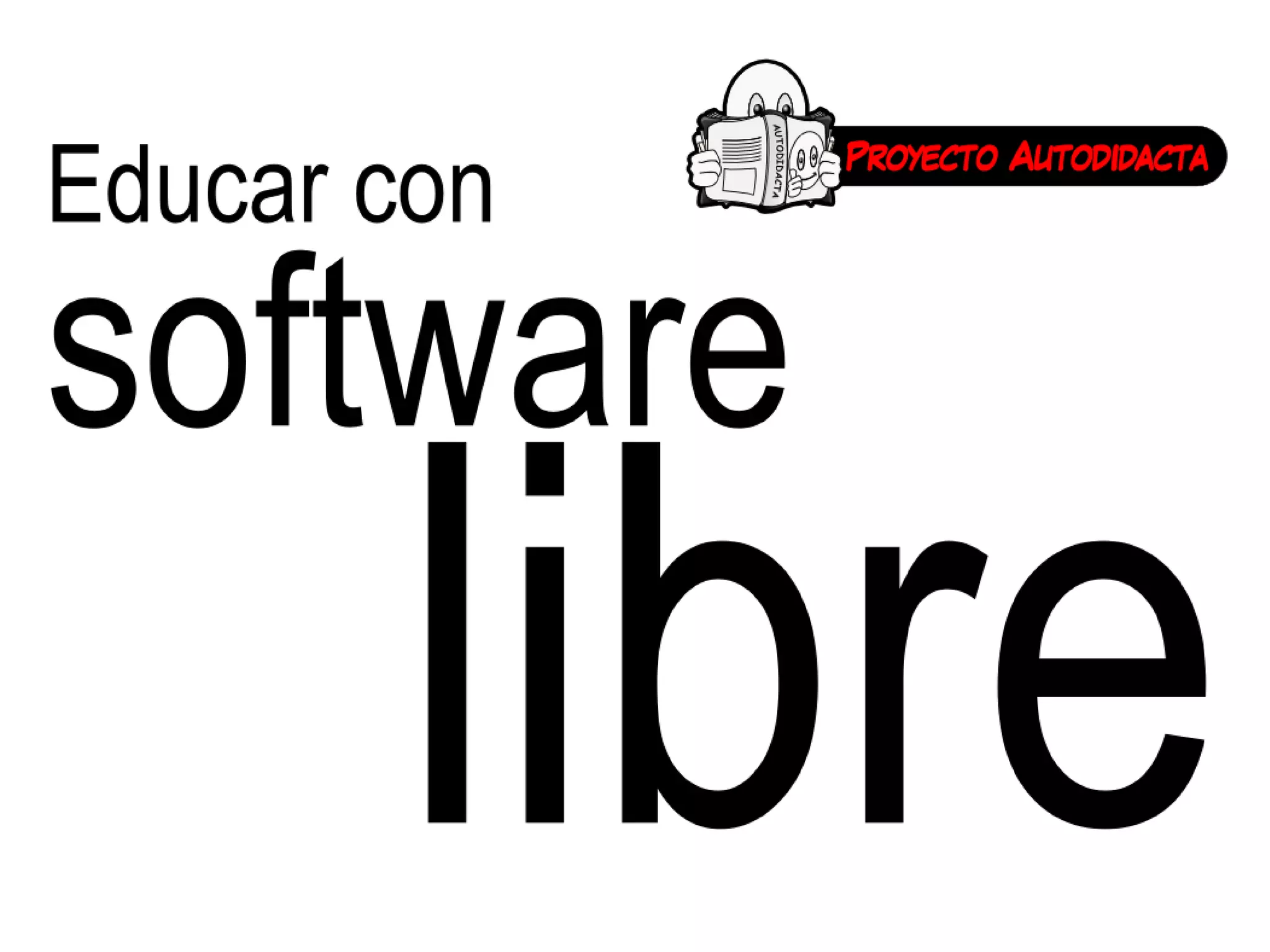 Educar con Software Libre