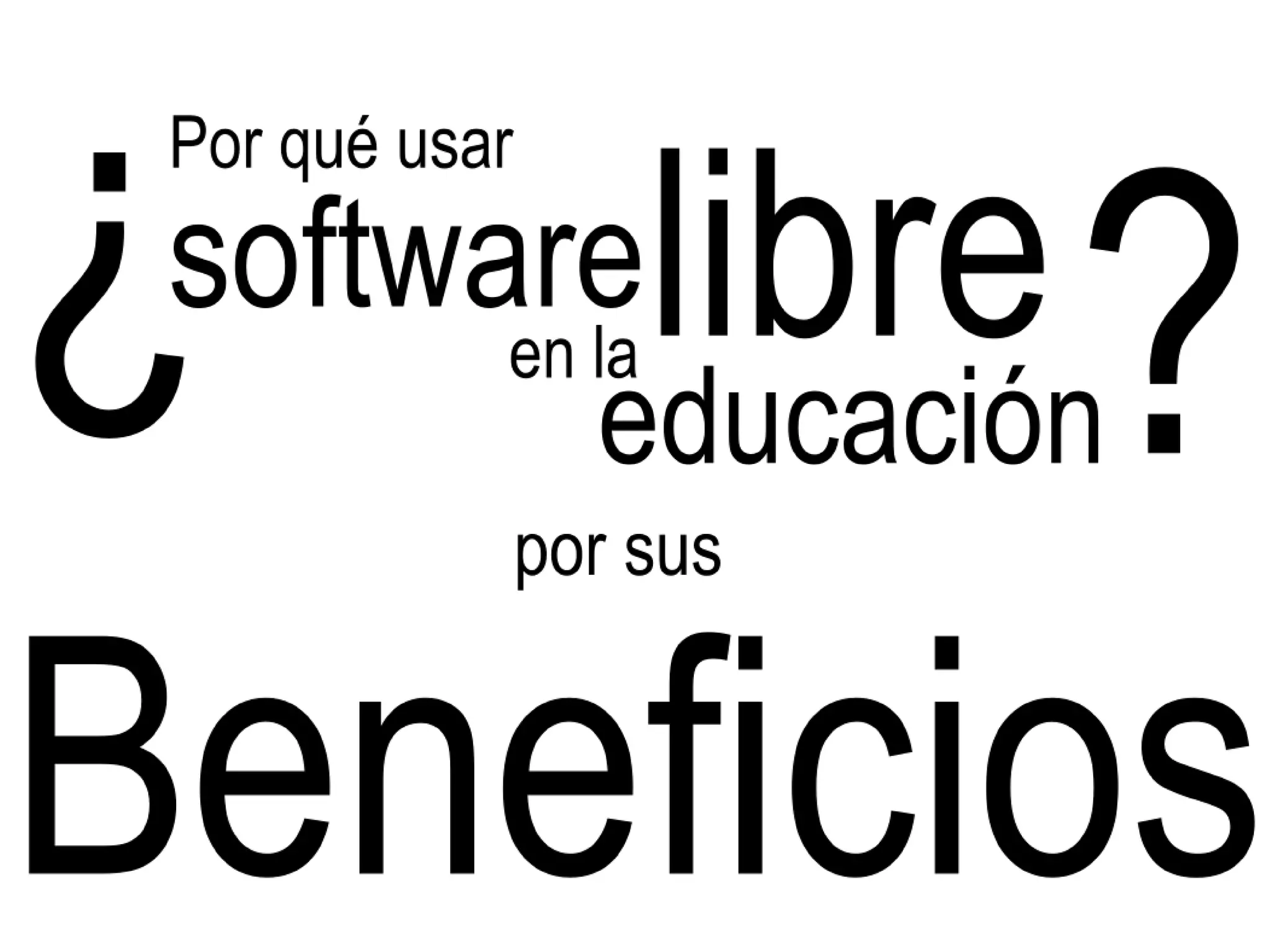 Educar con Software Libre